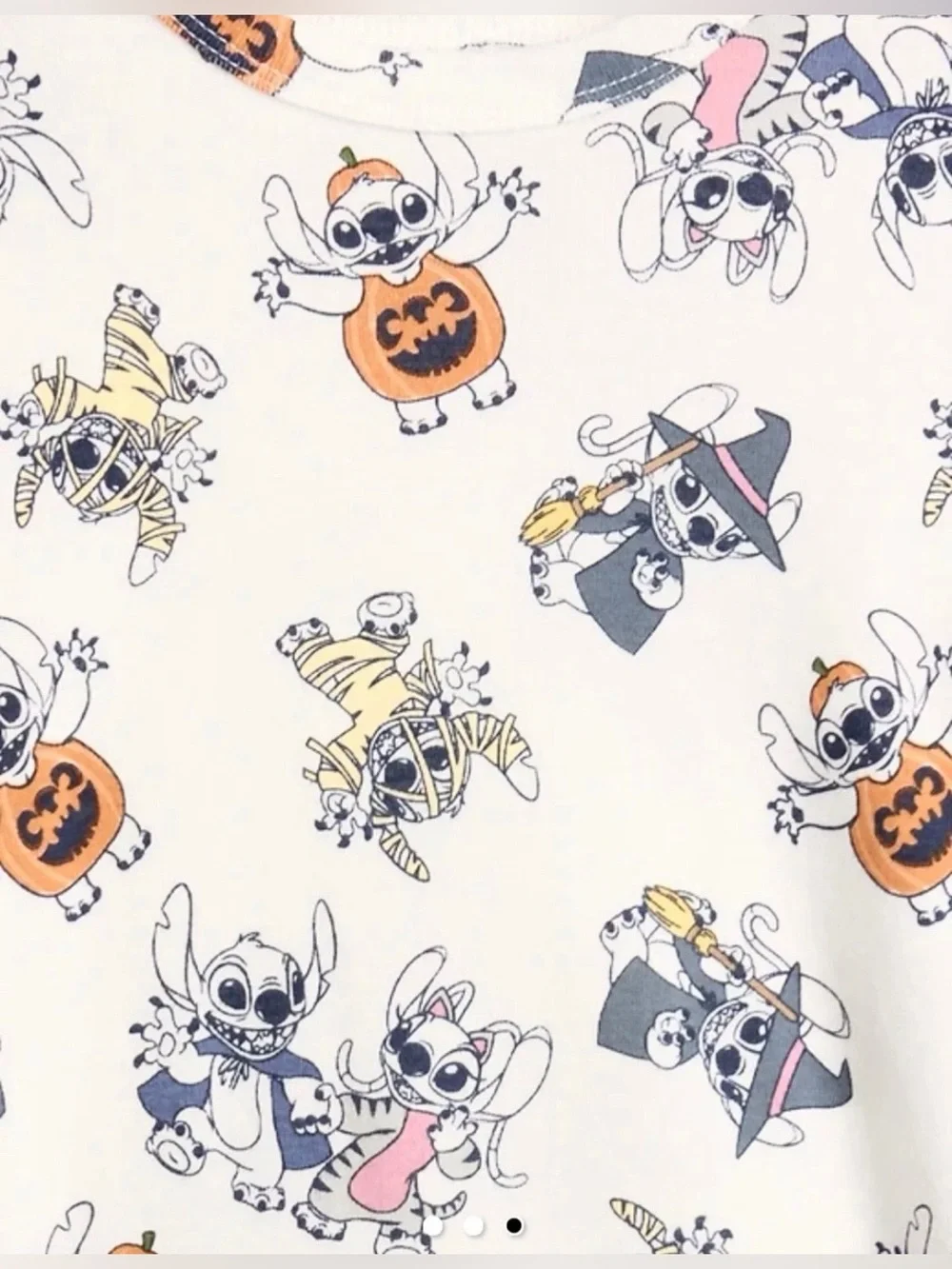 New babyGap Disney Lilo & Stitch Organic Cotton PJ Pajamas Halloween Toddlers